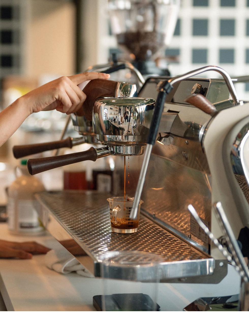 E+ROSE espresso bar with mold-tested coffee